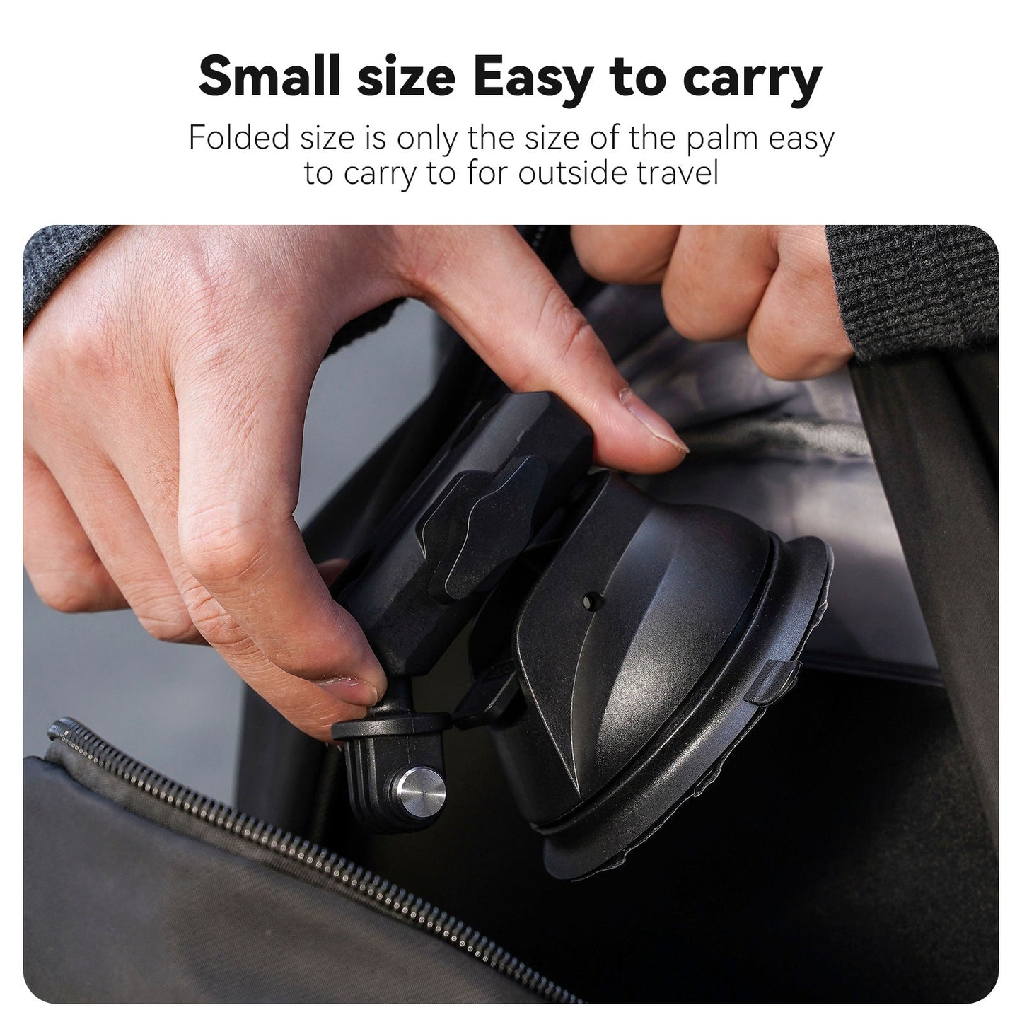Supporto universale leggero e resistente con ventosa per Dji Gopro13/Insta 360 Go3