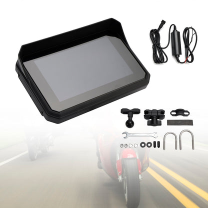 Registratore universale DVR da 5 pollici con touch screen Carplay per scooter e moto