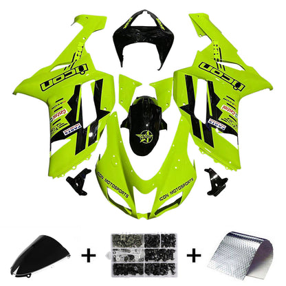 Kit carena iniezione carrozzeria in plastica ABS adatta per Kawasaki ZX6R 636 2007-2008