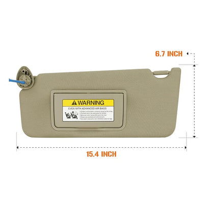 Coppia di alette parasole beige per Honda Accord 2008-2017 83280TA5A51ZA