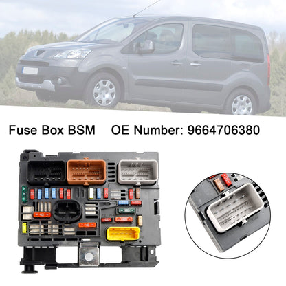 Scatola fusibili Citroen Berlingo C4 C8 Peugeot Partner 307 2008-2019 BSM 9664706380