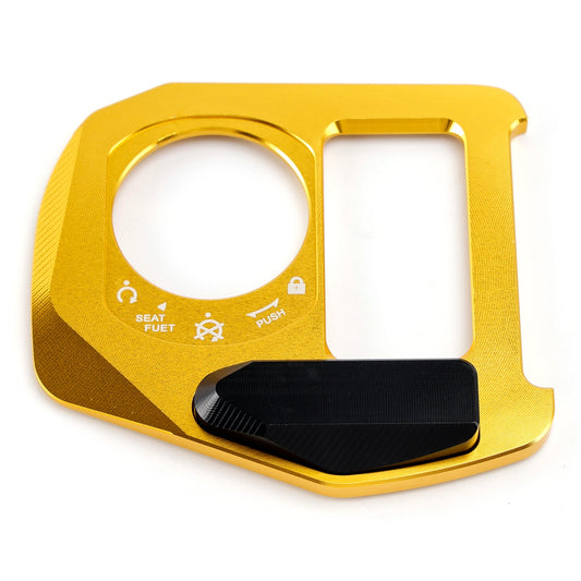 Coperchio interruttore di accensione in alluminio color oro per Honda ADV 160 ADV160 2022 2023 2024