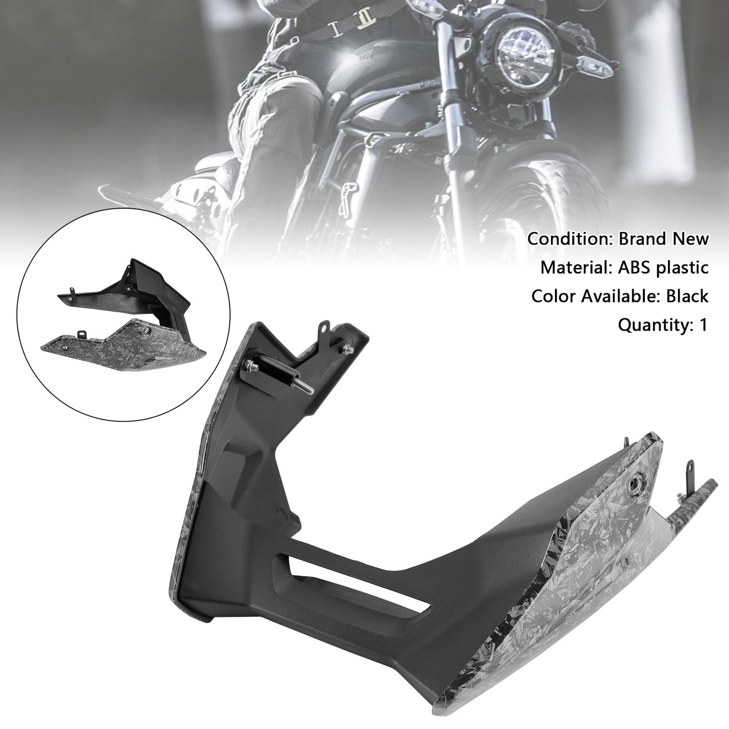 Carenature inferiori Kawasaki Eliminator 400/450/500 2024-2025, puntale completo