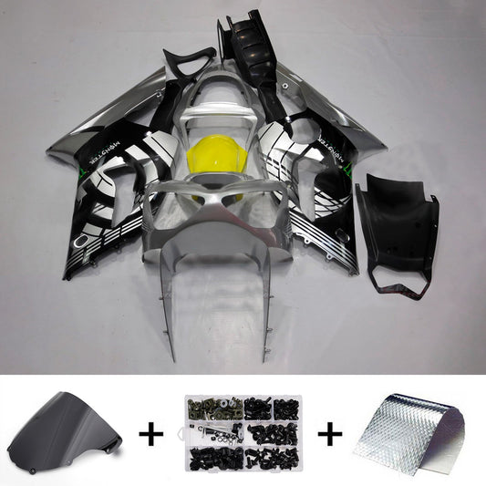 Kit carenatura iniezione in plastica ABS adatto per Kawasaki ZX6R 636 2003-2004