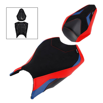Kit sedile conducente e passeggero per Honda CBR250RR 2017-2024 2023, cuscino posteriore rosso