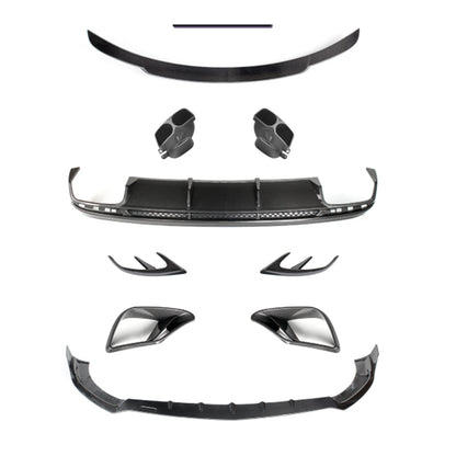 Kit carrozzeria paraurti in fibra di carbonio per Mercedes Benz W217 S63 S65 AMG Coupé 2019-2021