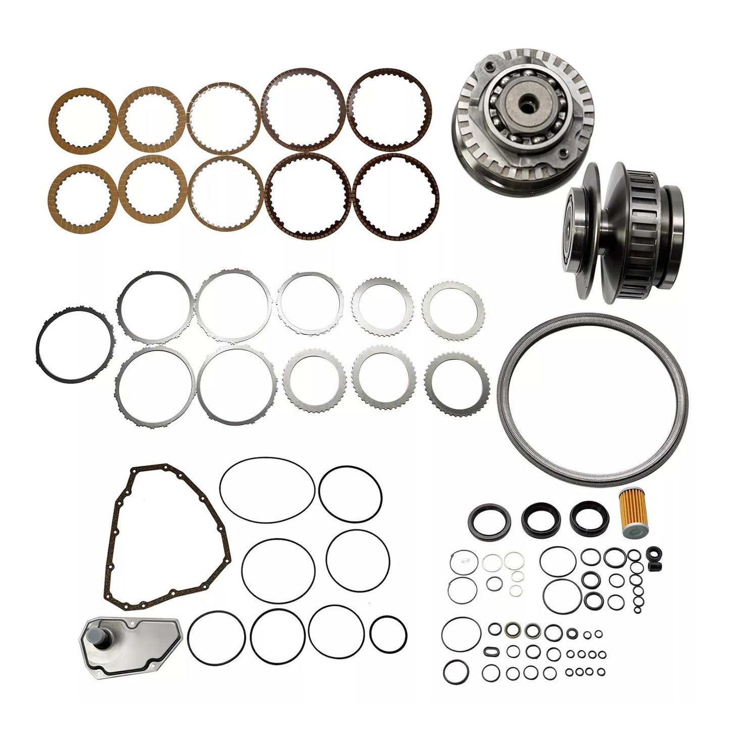 Kit di revisione principale della trasmissione SUZUKI SOLIO L4 1.2L 2011-2015 e set di pulegge con cinghia JF015E RE0F11A