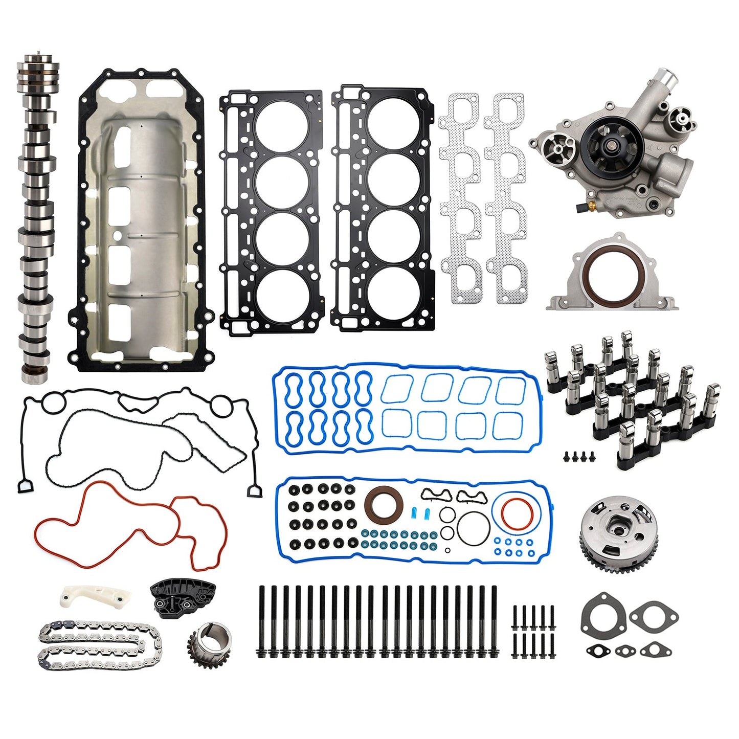 Kit camme, guarnizioni testata, bulloni, alzacristalli, Dodge Charger 6.4L 392ci V8 HEMI 6.4 Hemi MDS 2012 2013 2014 2015 53021726AD 53022340AC