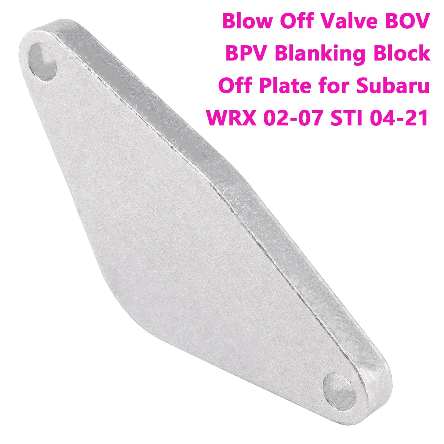 Piastra di chiusura del blocco valvola di scarico BOV BPV per Subaru WRX 02-07 STI 04-21