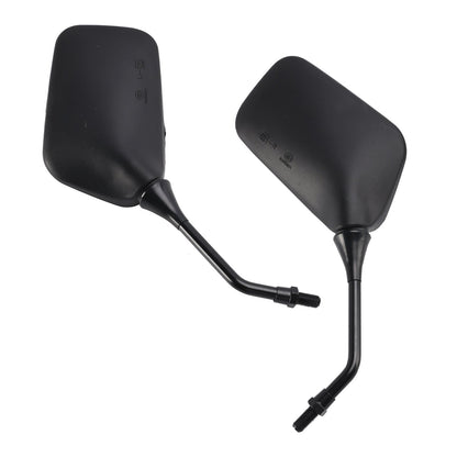 Coppia di specchietti retrovisori neri M10 per Kawasaki KLR250 KLR600 KLR650