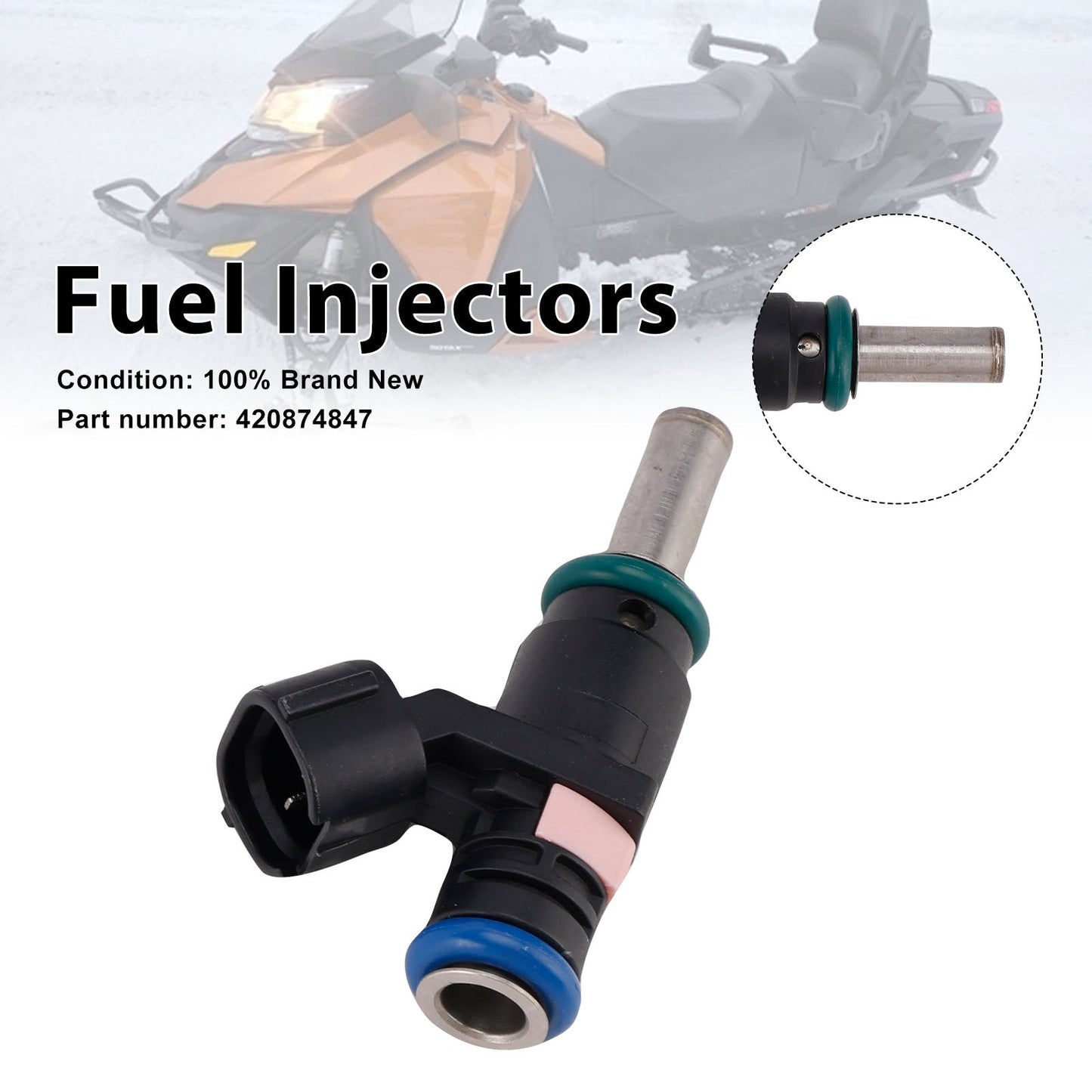 420874847 Iniettori di carburante per Ski-Doo Grand Touring 900 LE ACE