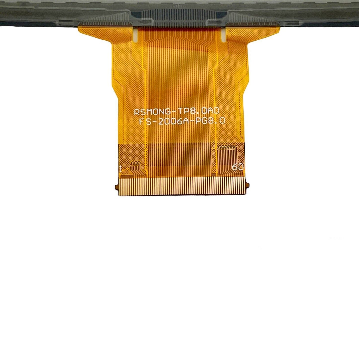 Monitor LCD e touch screen LQ080Y5DZ05 Ford F-550 Super Duty 8" 2013-2018