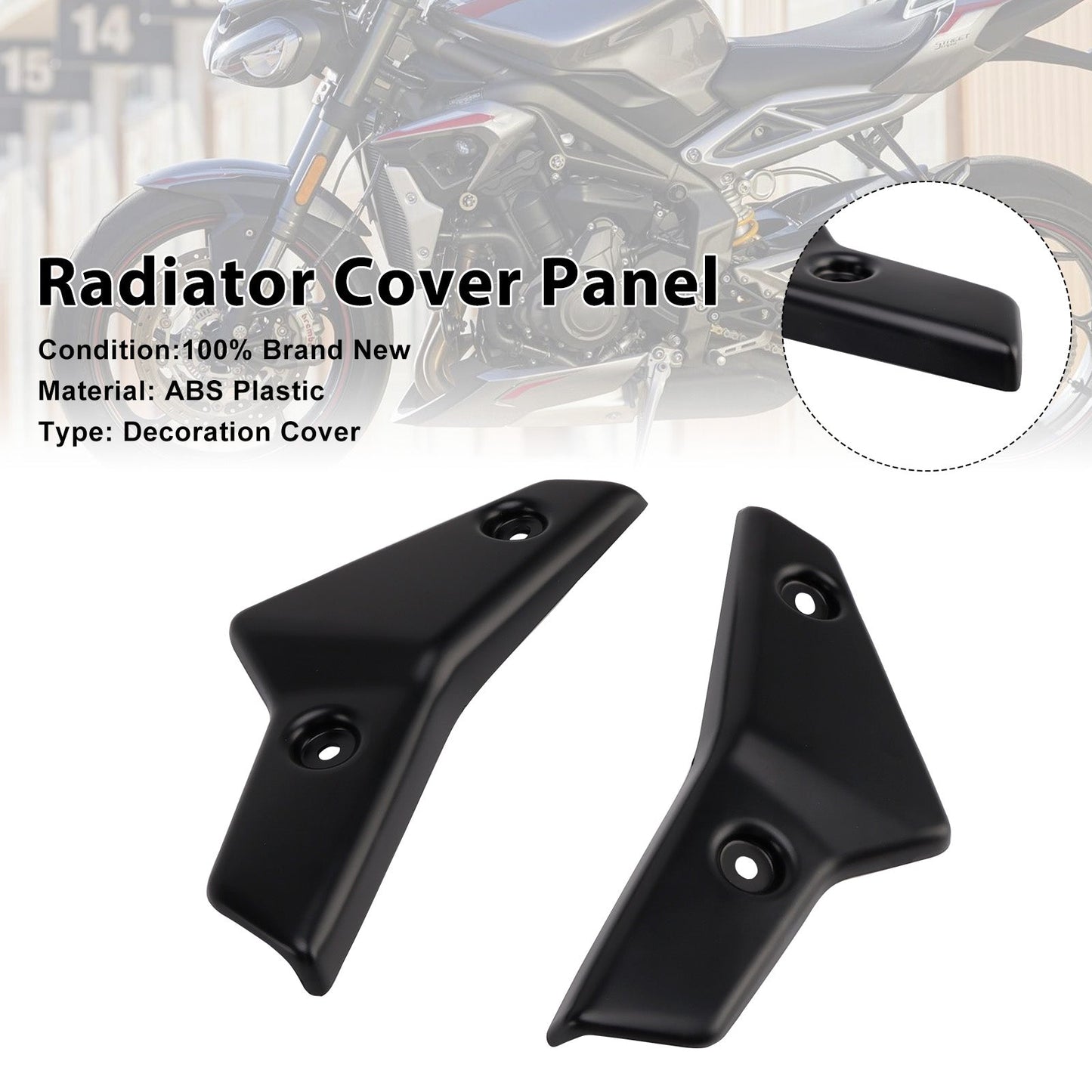 Pannelli carenatura laterali radiatore Street Triple 765 R/RS 2020-2022