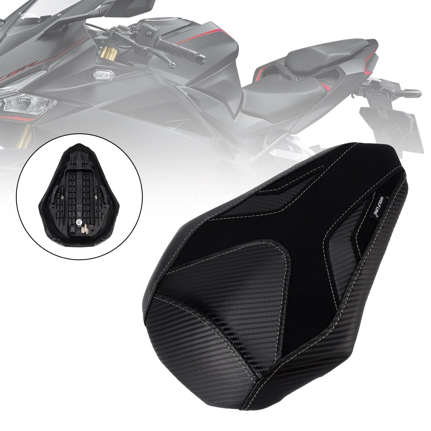 Sella passeggero posteriore Honda Cbr250Rr 2017-2024 Flat Multi