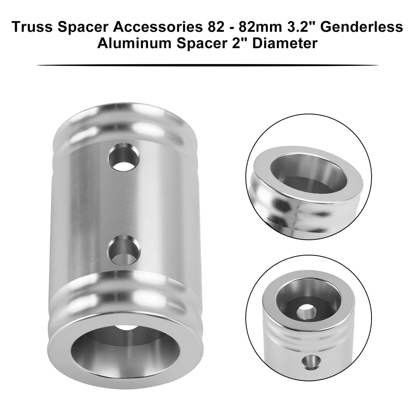 Accessori distanziatori per tralicci 82 - 82 mm Distanziatore in alluminio senza genere da 3,2" Diametro 2"