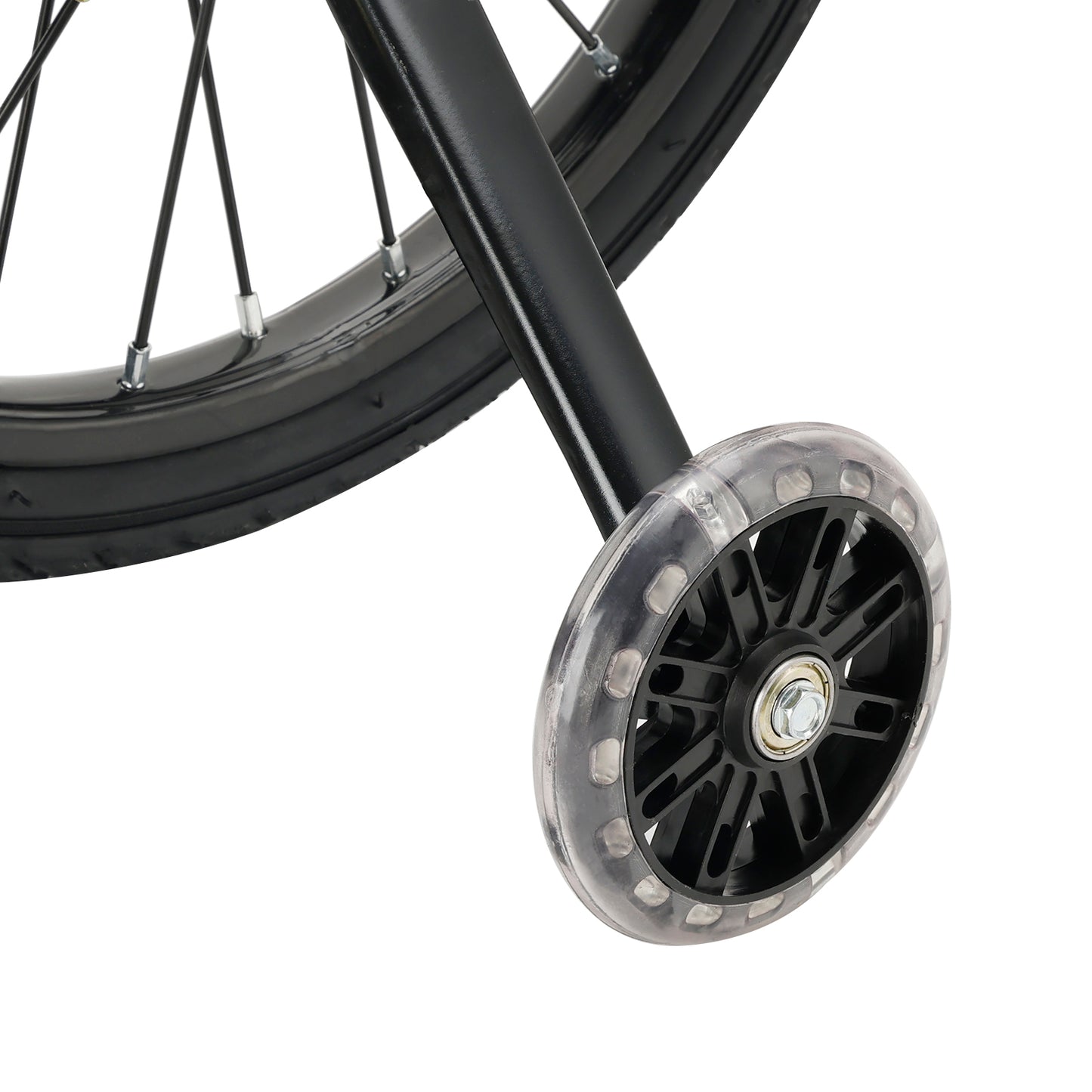 18 pollici di biciclette per bambini in bicicletta per bambini per età 7-9 anni con ruote ausiliarie