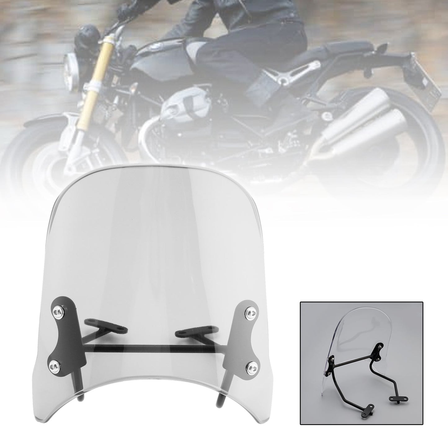 Parabrezza adatto per BMW R nineT Scrambler 2014-2024 Pure 2017-2024