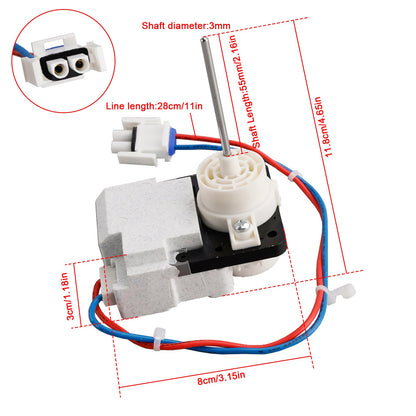 294D1233P002 WR01F04574 Motore ventola condensatore evaporatore frigorifero per MABE