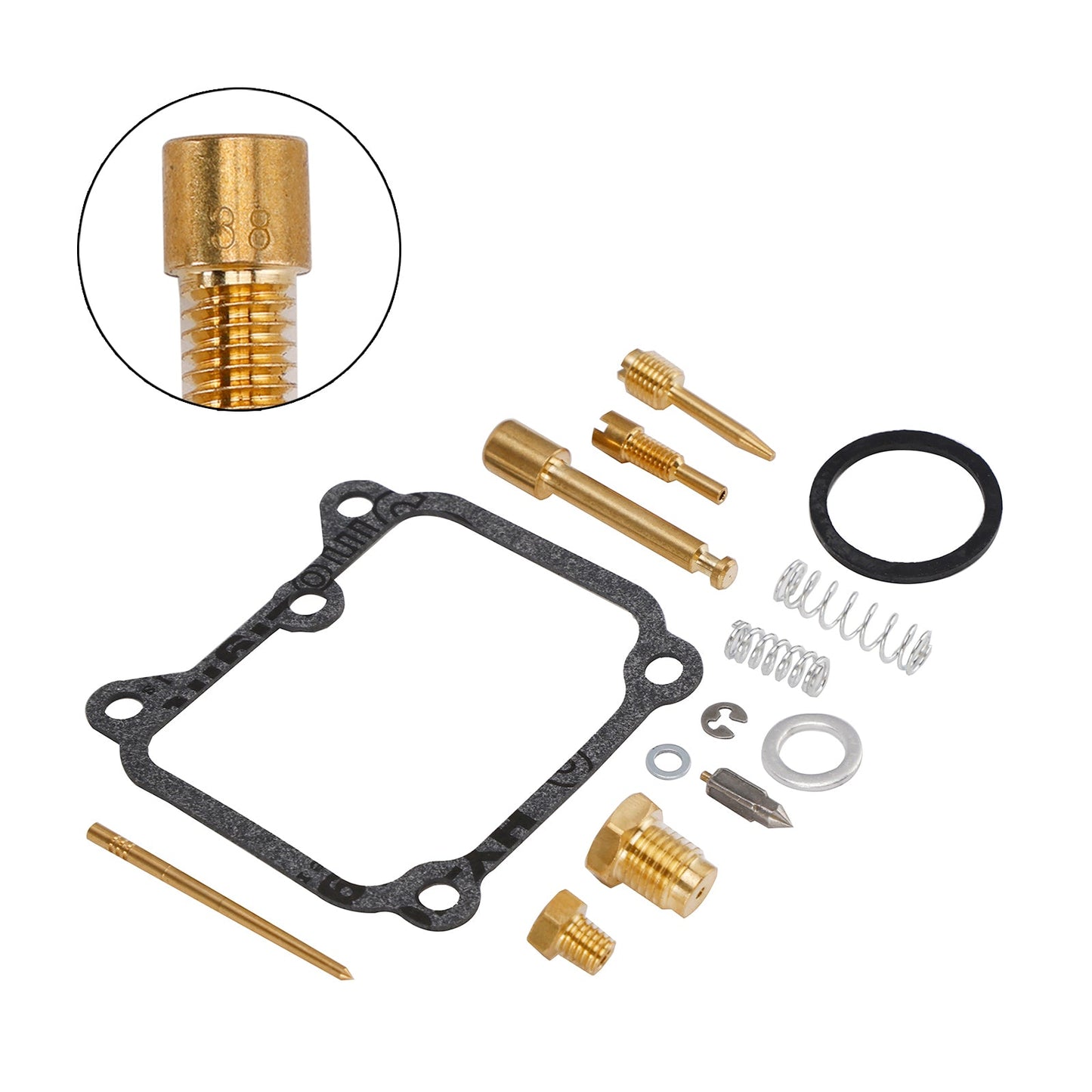 Kit di riparazione e ricostruzione del carburatore adatto per Yamaha GT80 1974-1980 GTMX 1974 1976-1979