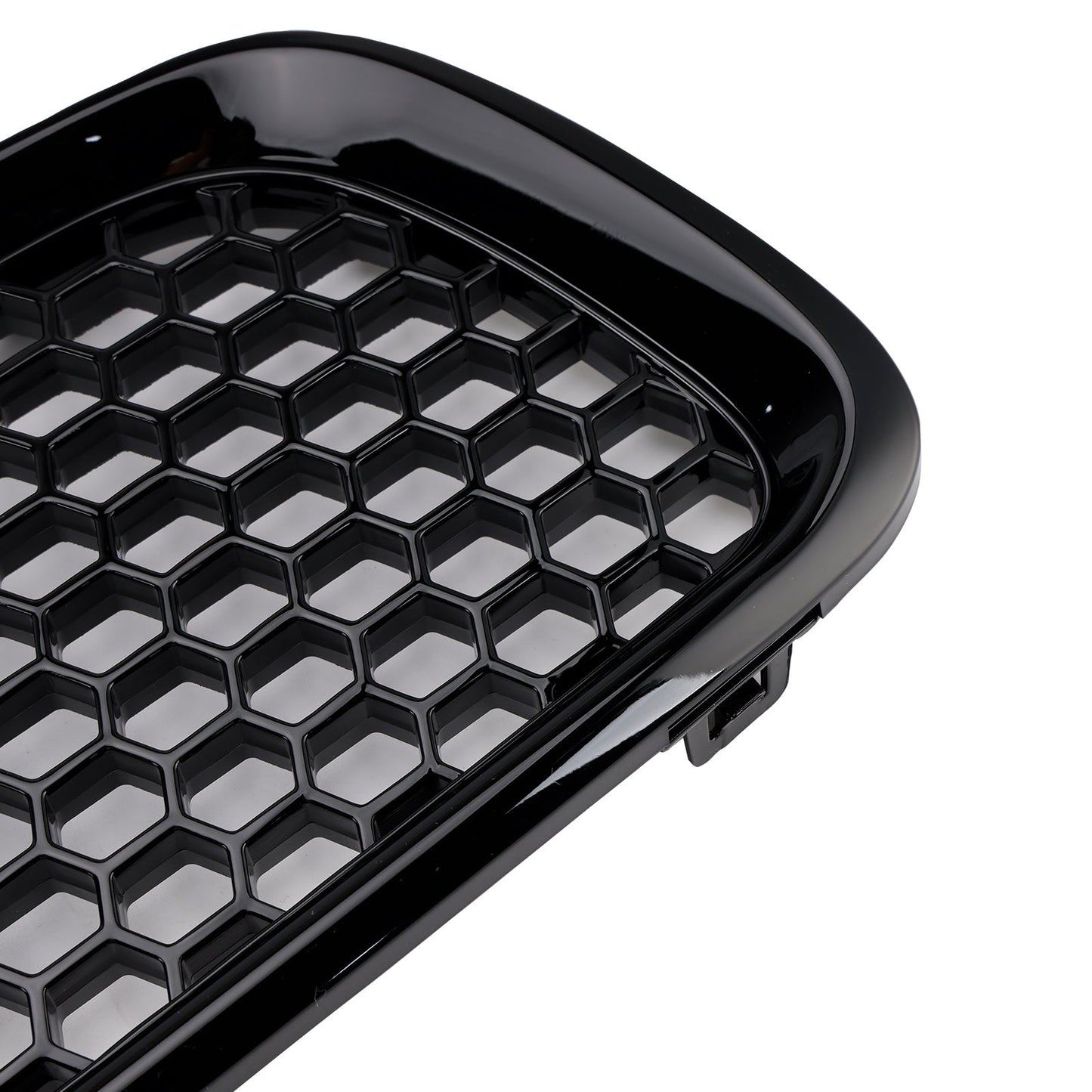 Griglia a nido d'ape per paraurti anteriore nero lucido Volvo S40 V50 2004-2007