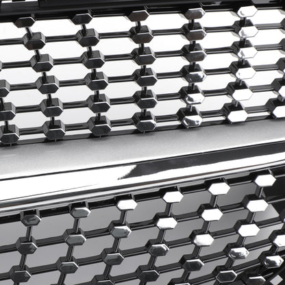 Per Mercedes-Benz R117 W117 CLA250 2013-2016 Griglia a stella Silver Diamond