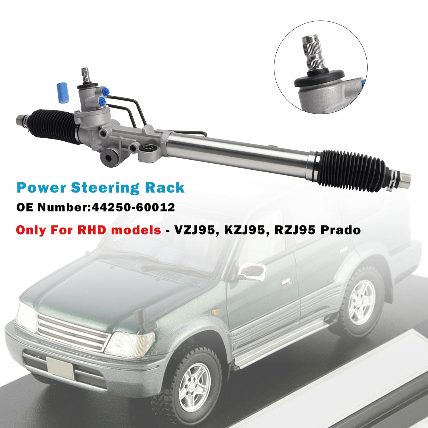 Cremagliera del servosterzo 44250-60012 per Toyota Prado VZJ95 KZJ95 RZJ95 1996-