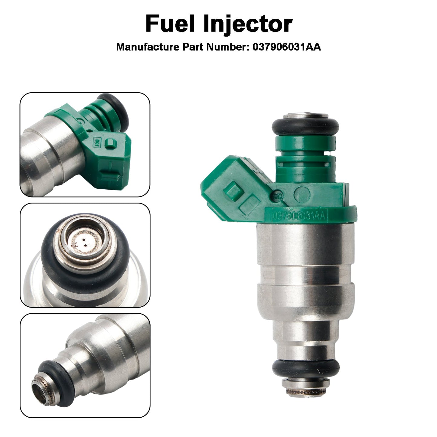 1 pz. Iniettore carburante 037906031AA Adatto per Audi A3 1.6L 1996-2003 Adatto per Seat Adatto per VW