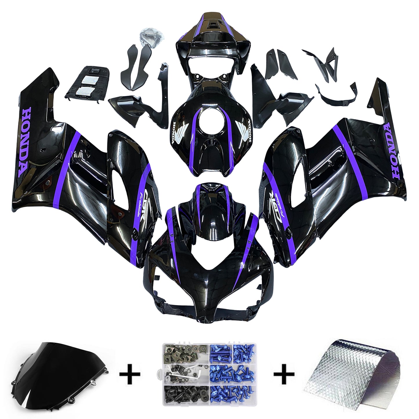 Kit carena iniezione carrozzeria plastica ABS per Honda CBR1000RR 2004-2005