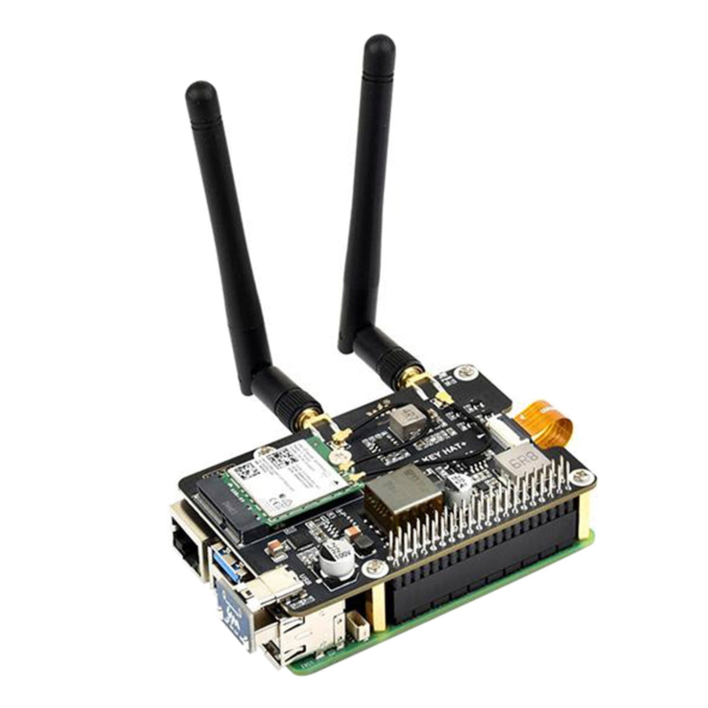 Scheda adattatore di alimentazione Ethernet PoE per Raspberry Pi 5 PCIe a M.2 E Key