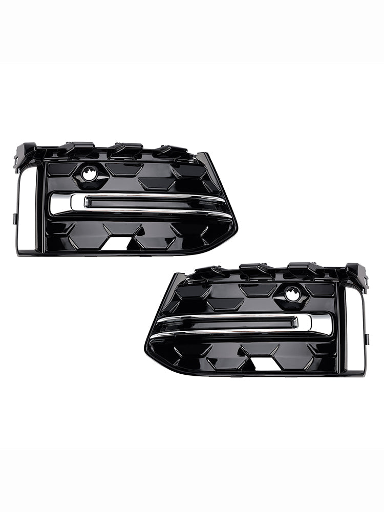 Griglia fendinebbia paraurti anteriore Audi A6 C8PA S-Line S6 2023+, finitura nera cromata
