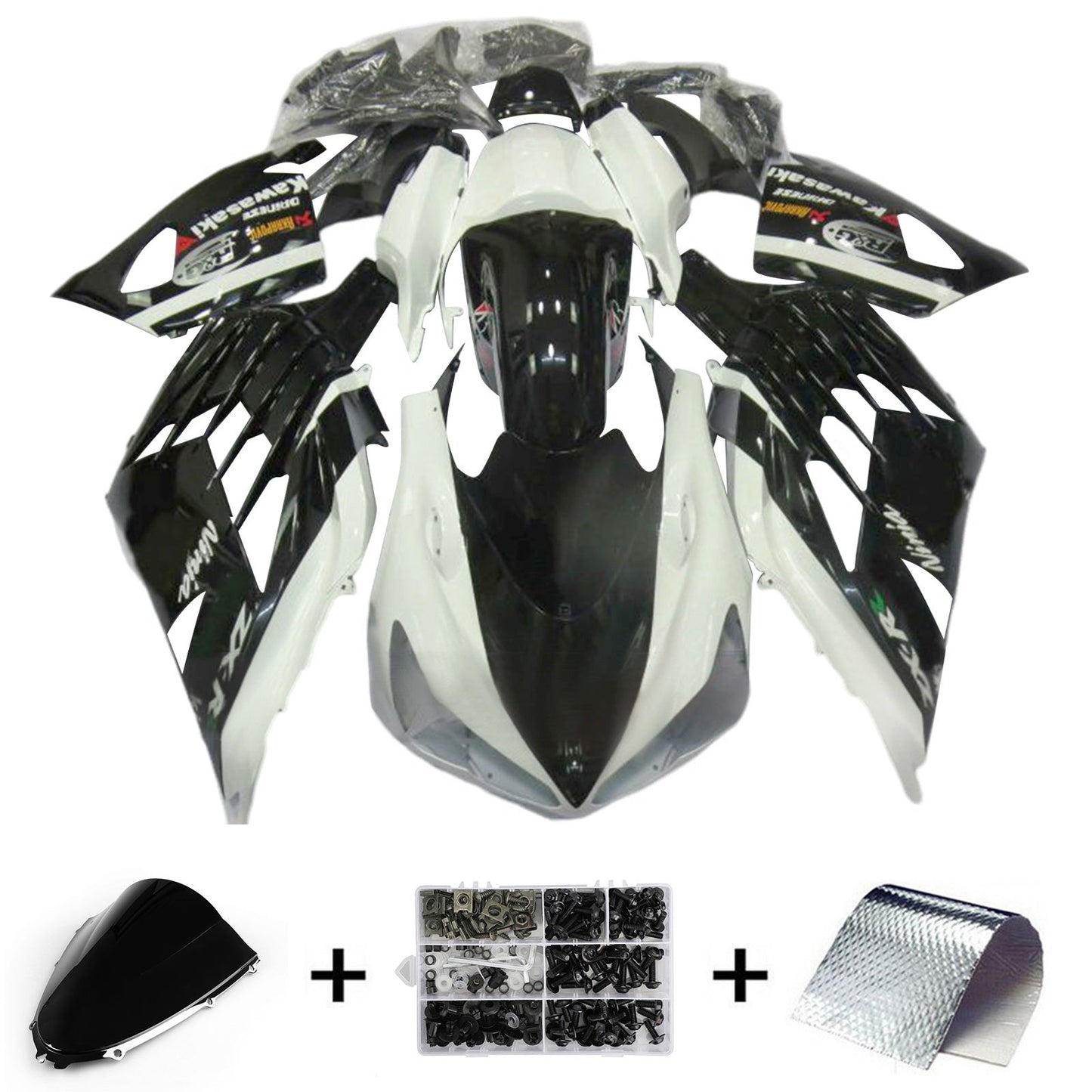 Carrozzeria kit carenatura iniezione Kawasaki ZX14R ZZR1400 2012-2022