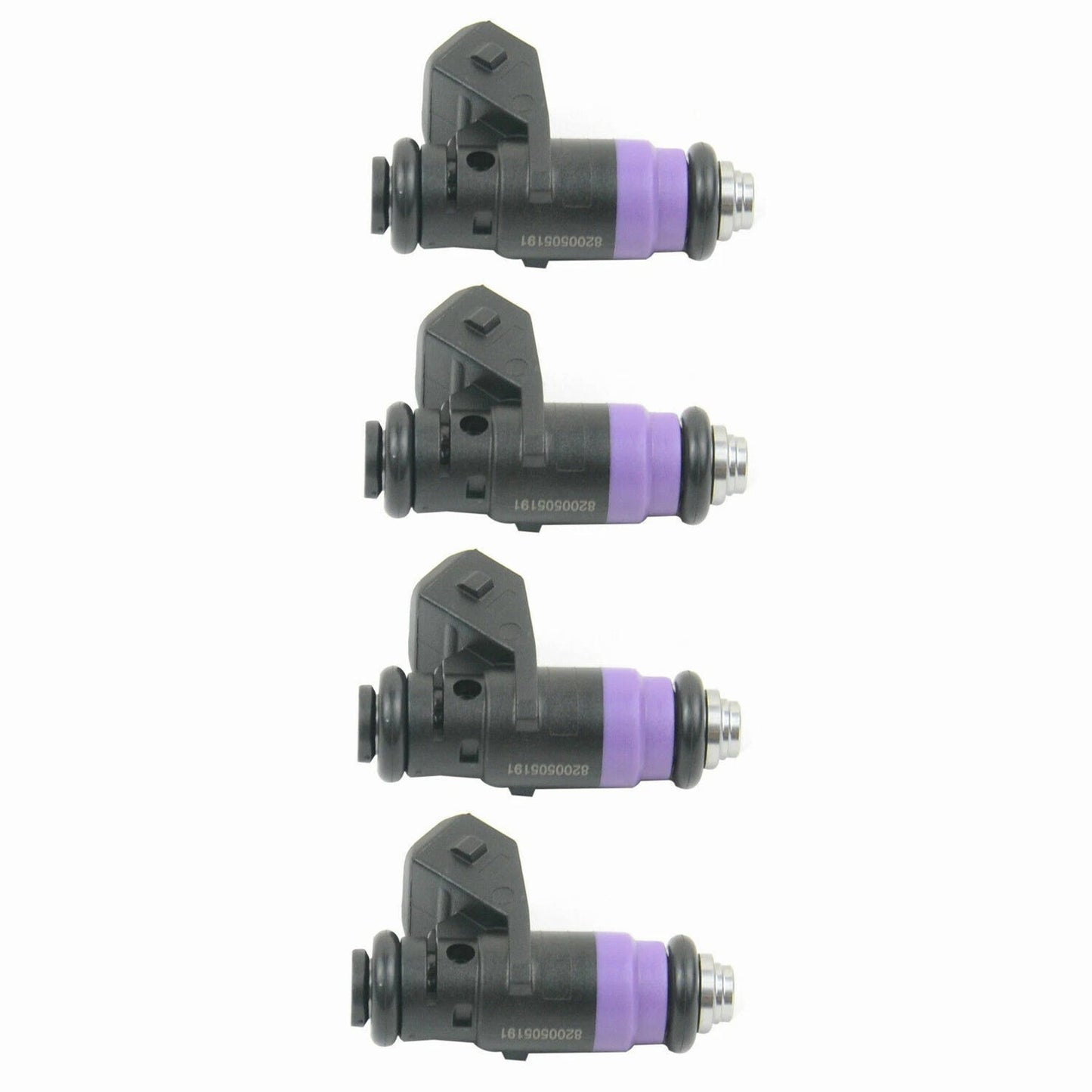 4 iniettori di carburante per Renault Clio Laguna Megane Scénic 1.4 1.6 8200132259