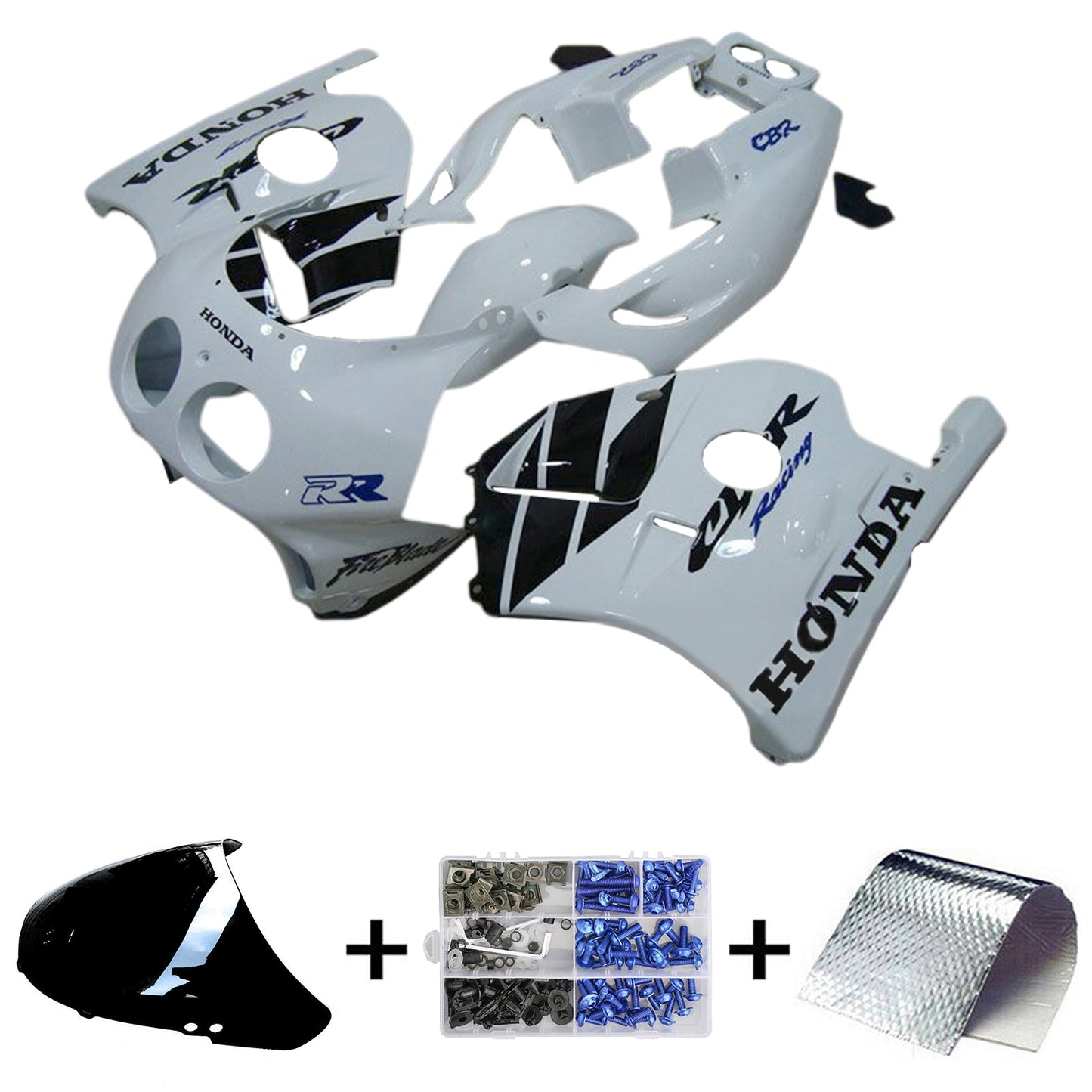 1990-1998 Honda CBR250RR MC22 Kit carenatura iniezione Carrozzeria Plastica ABS