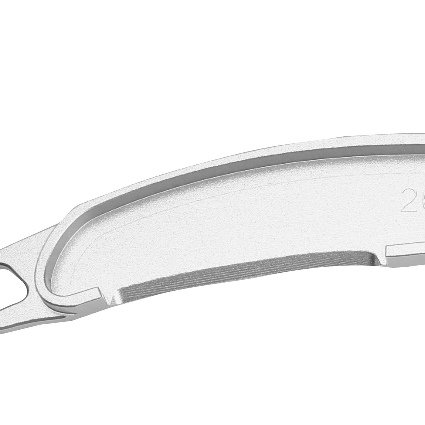 Leve del cambio al volante per Mitsubishi ASX 2013-15 in alluminio color argento