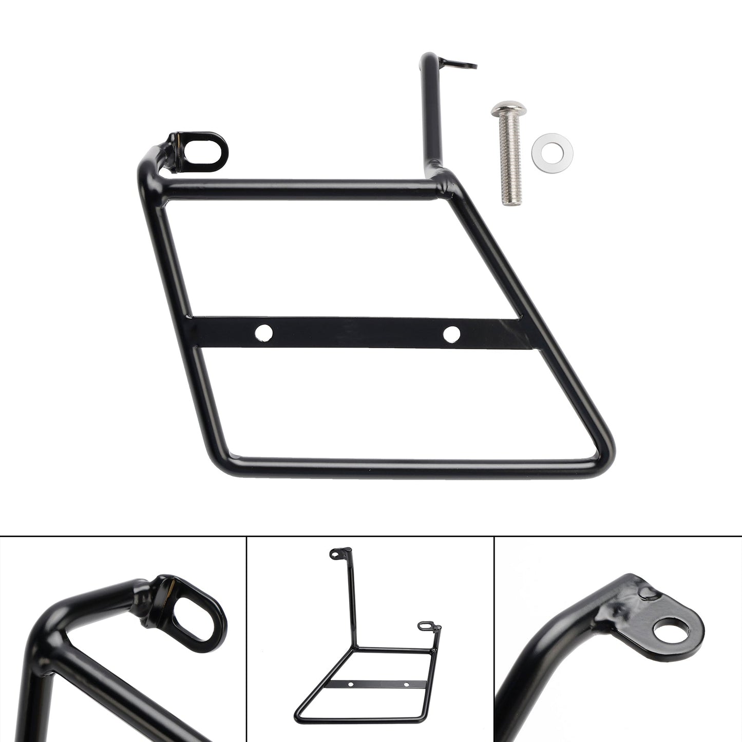 Supporto per borsa laterale Honda Dax 125 ST125 2021-2024, staffa di montaggio sinistra cromata