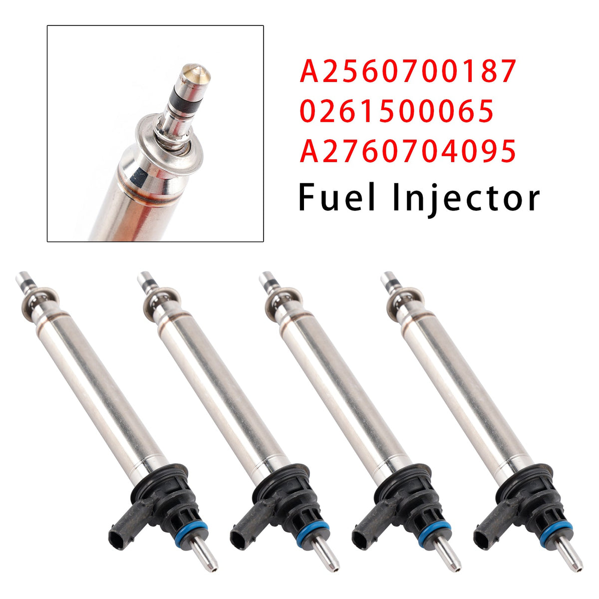 2012-2019 Per Mercedes Benz E300 4 iniettori di carburante A2560705600