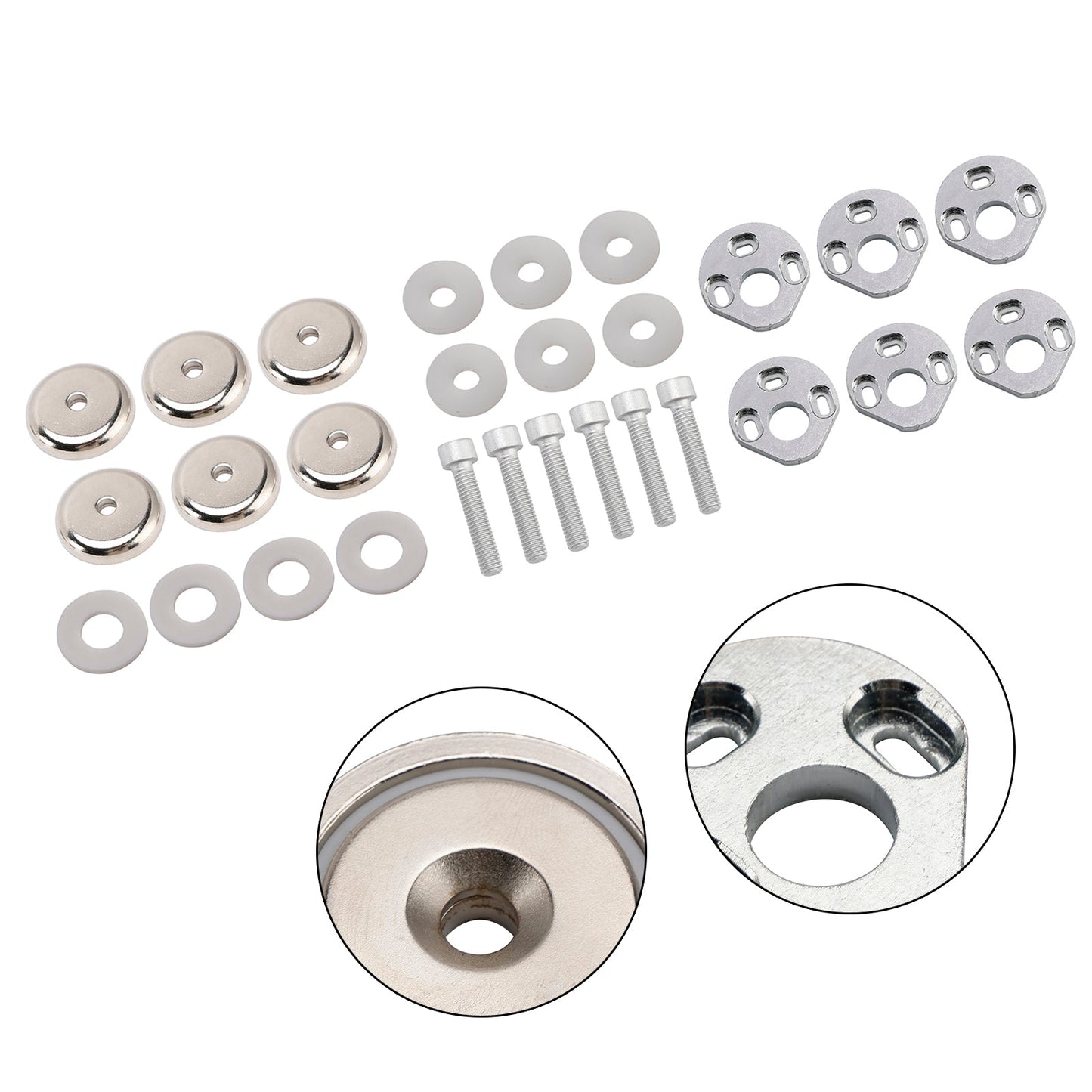 Set supporti magnetici per specchietti laterali per Can-Am Spyder Rt Rt-L Rt-S 2011-2017
