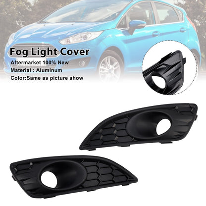 Griglia coprifaro fendinebbia anteriore nero opaco Ford Fiesta 2013-2017 (2 pezzi)