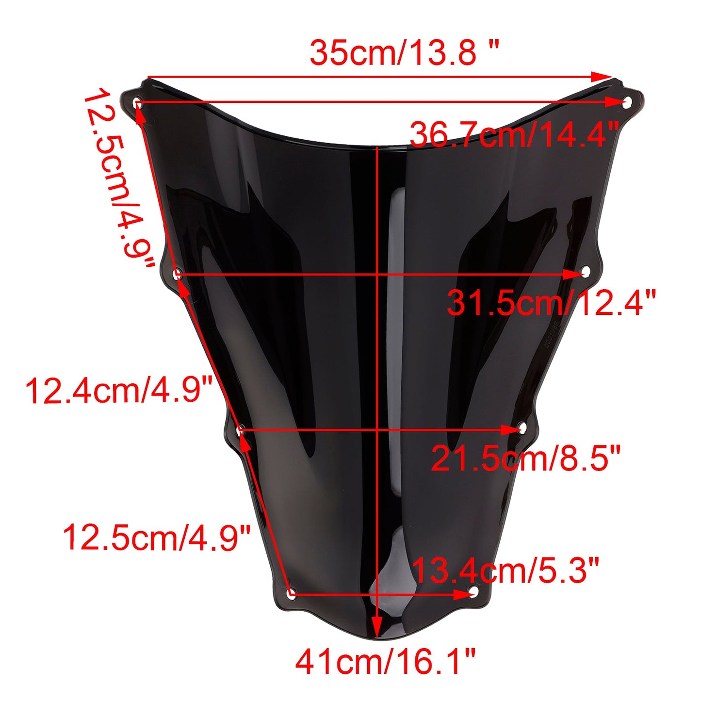 Parabrezza Parabrezza adatto per Aprilia RSV1000 2003-2006