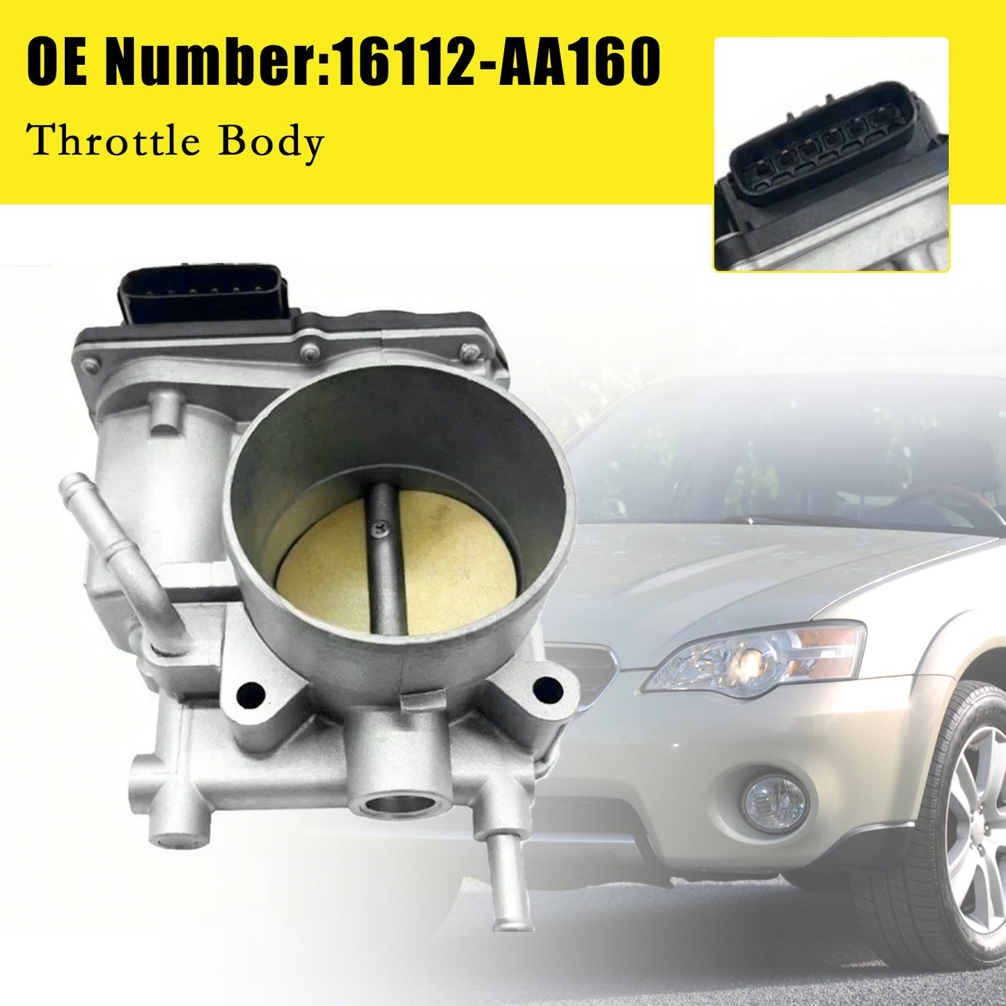 Corpo farfallato 16112-AA160 per Subaru Outback, Tribeca e Legacy (anni 2006-2009)