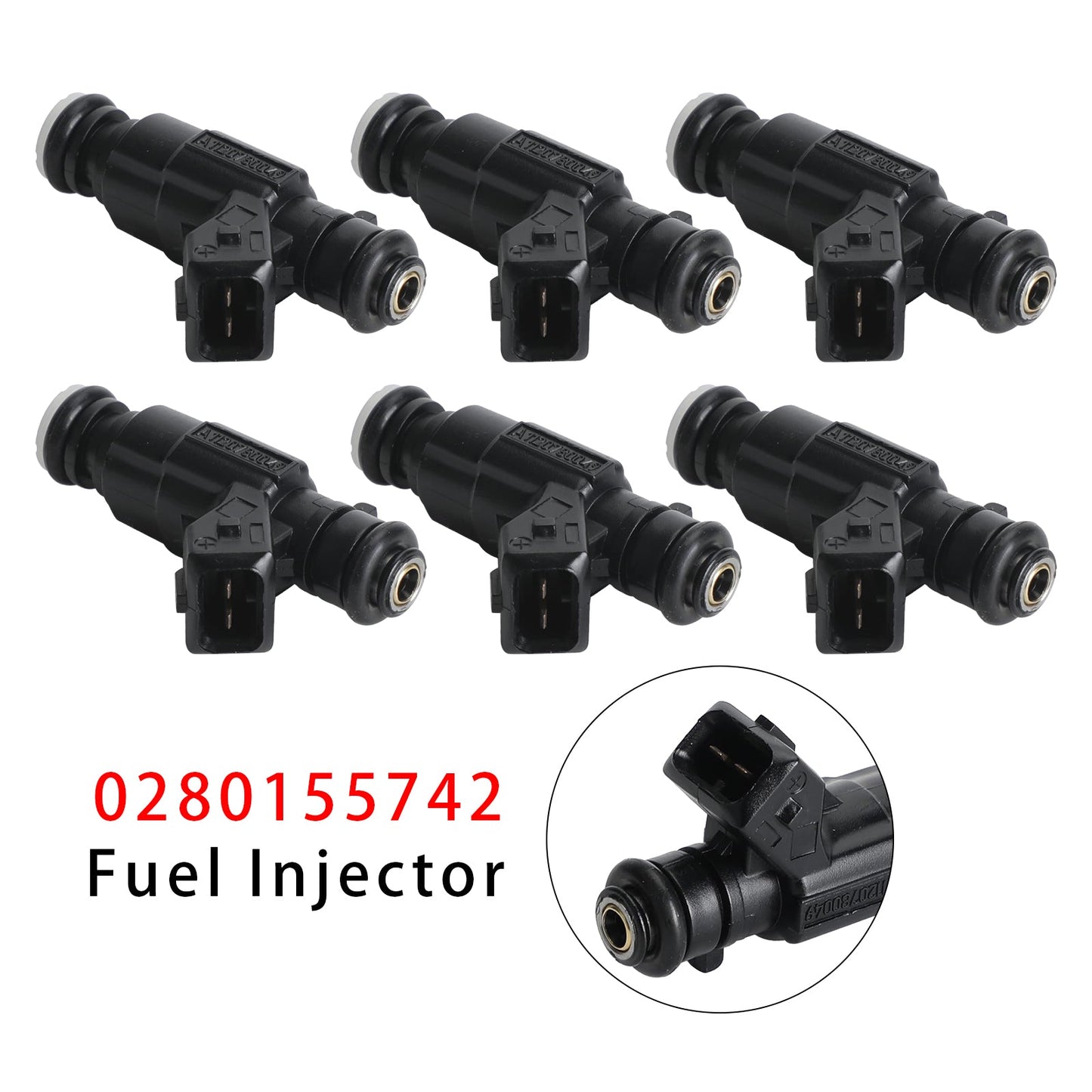 1120780049 Per Mercedes E320 ML320 C280 CLK320 2.8 3.2 V6 6 pezzi Iniettore carburante