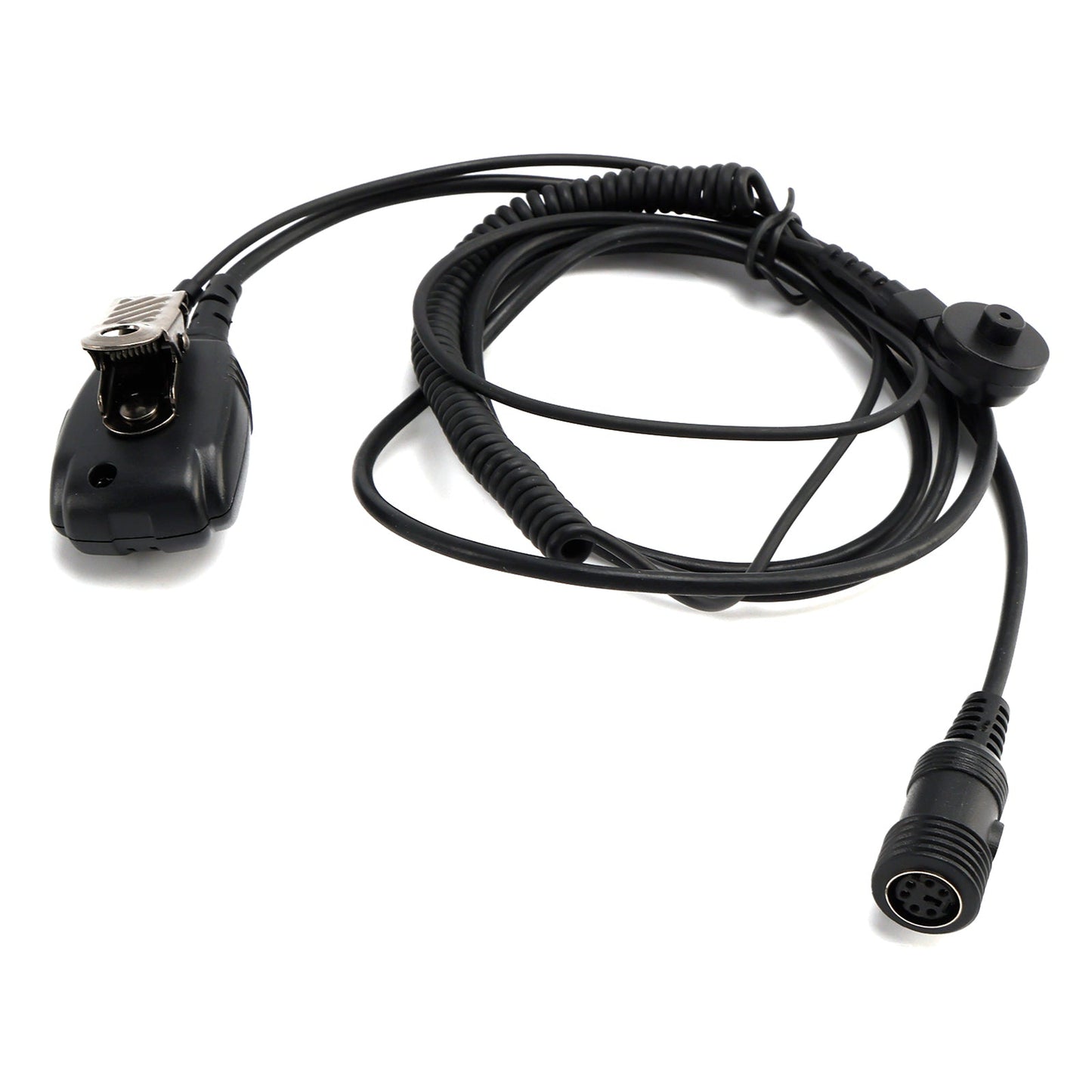 102B Auricolare in-ear con tubo d'aria trasparente e cavo A24 per ICOM A25CE A25N A24