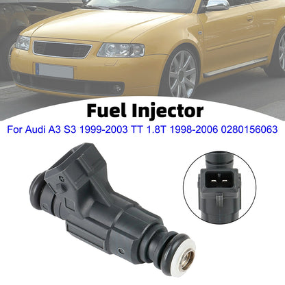 1 iniettore di carburante per Audi A3 S3 1999-2003 TT 1.8T 1998-2006 0280156063