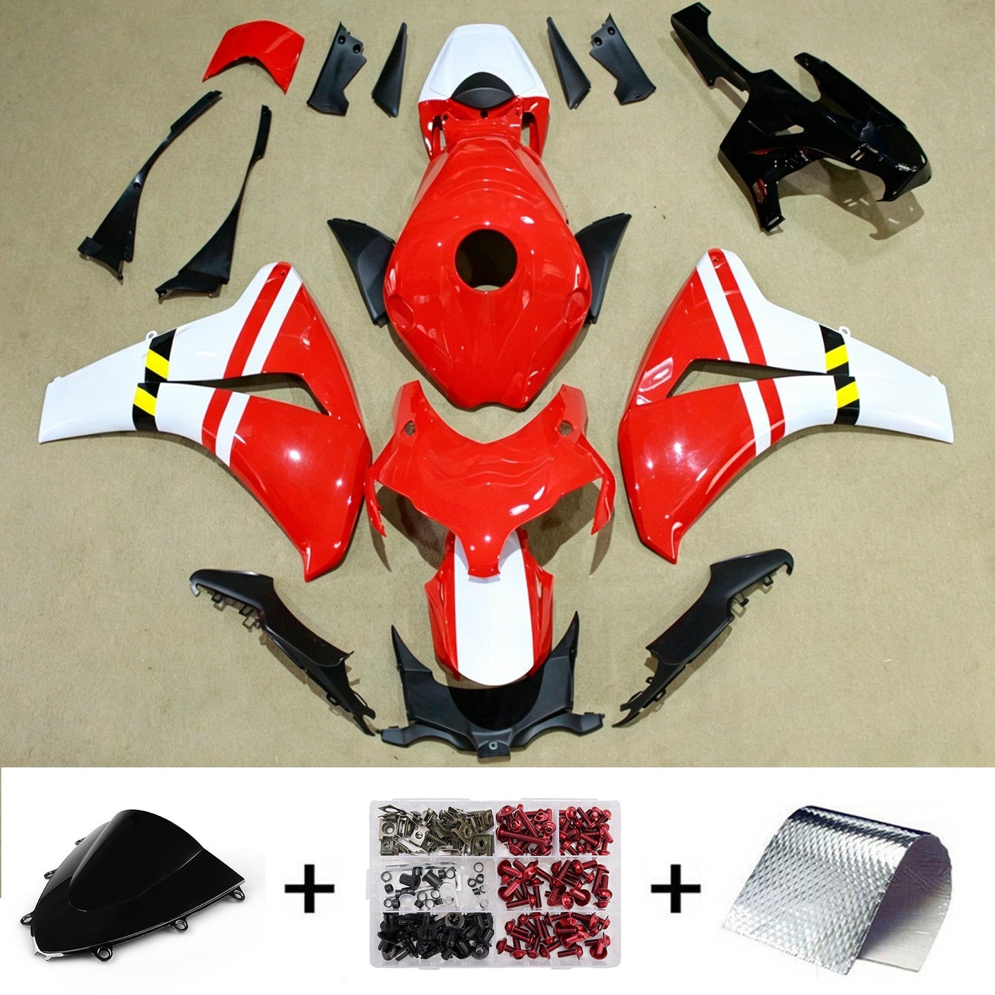 Kit di carene in plastica ABS stampate a iniezione per Honda CBR1000RR 2008-2011