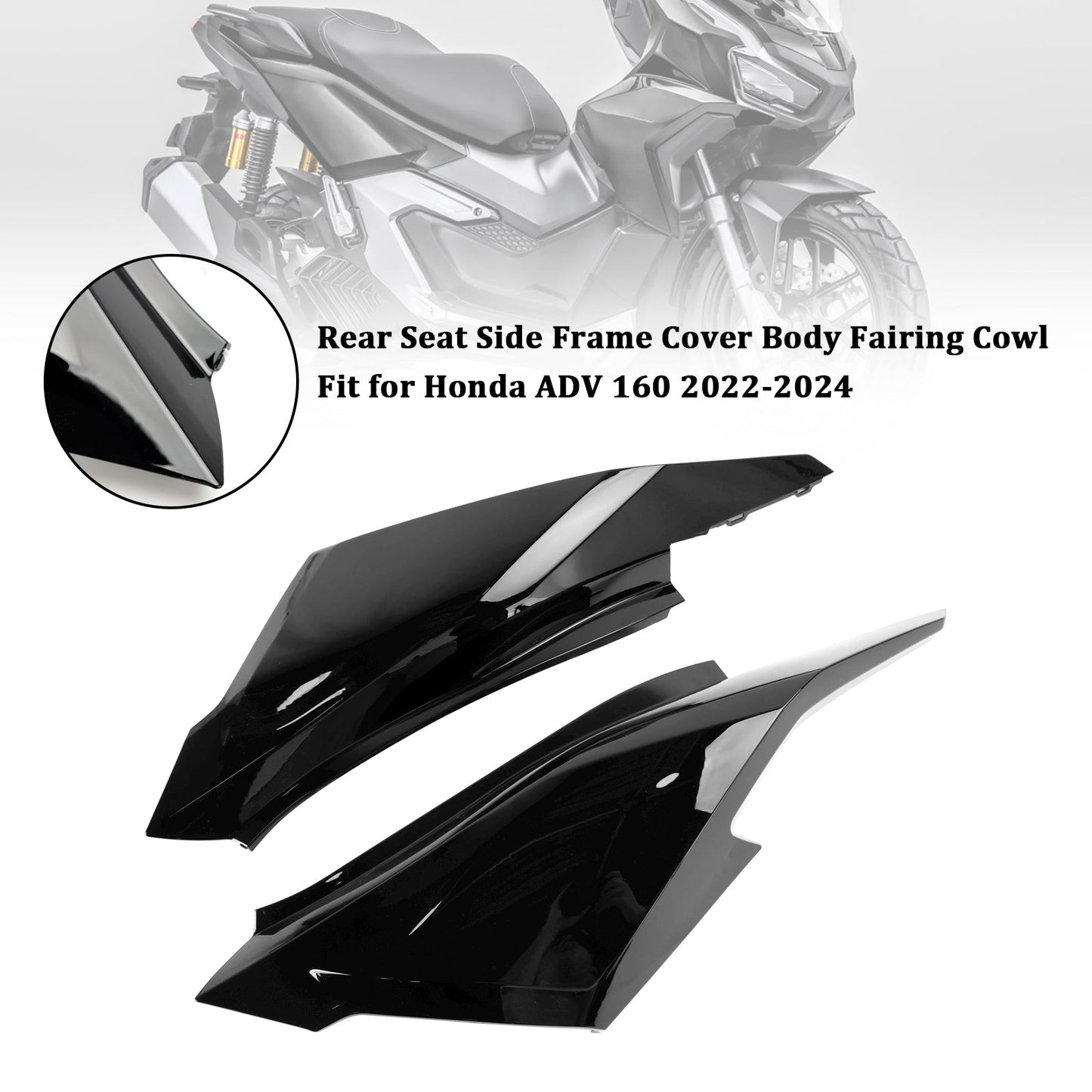 2023-2024 Honda ADV 160 Copertura del telaio laterale del sedile posteriore Carenatura del corpo