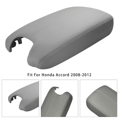 Coperchio della console centrale del bracciolo in pelle grigia per Honda Accord 2008-2012