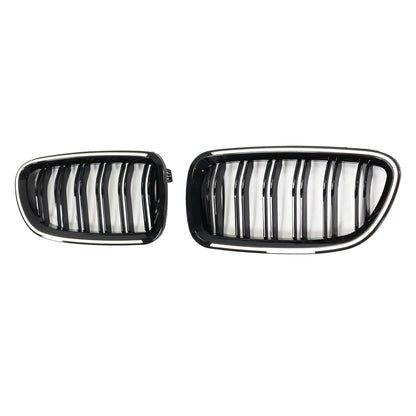 11.2009-02.2017 BMW Serie 5 F11 Touring Griglia paraurti a rene Griglia Nero lucido 51137203203 51137203204
