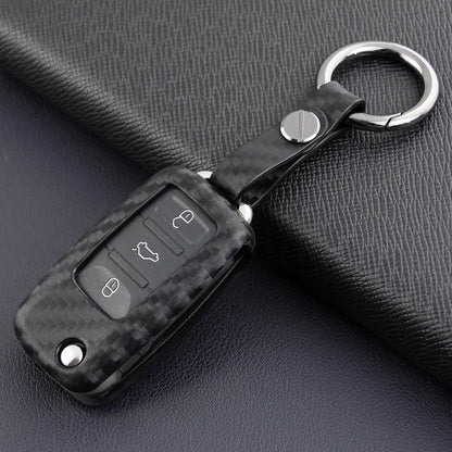 Custodia in similpelle e silicone per chiave auto con fibbia per Volkswagen Golf MK6