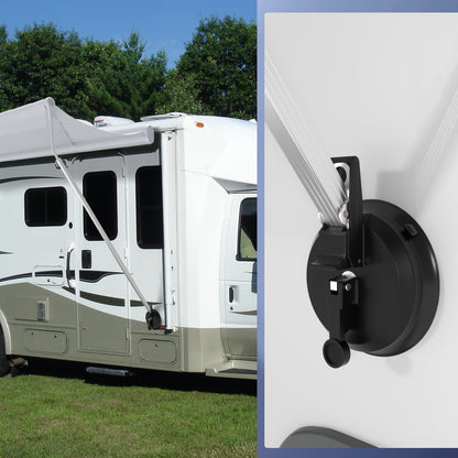 2 supporti per tende sole per camper roulotte Thule Fiamma e Dometic RV Sucker