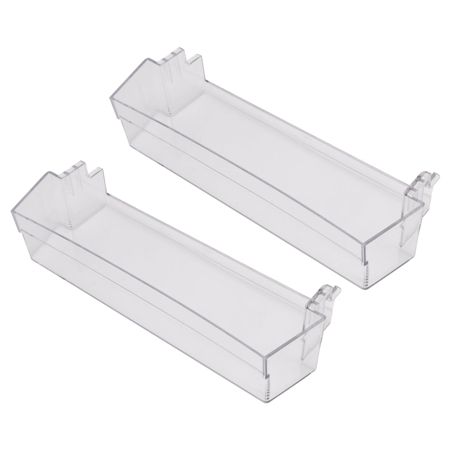 2 ripiani per frigorifero, grigi trasparenti, per porta centrale o superiore, 306 mm, compatibili con Dometic Caravan 289072710